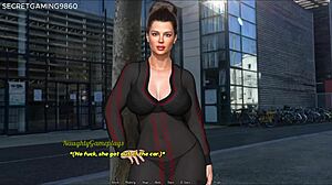 Mand deler liderlig kone med gammel mand for nydelse