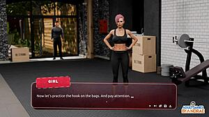 Ep2 Flirterige Emma in de gym seks coach hete yoga met anaal en creampie.