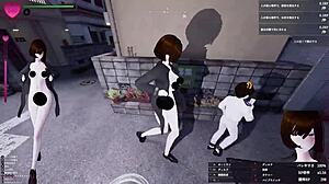 3m pitkä tyttö Manaka paljastaa salaa yöpuistossa