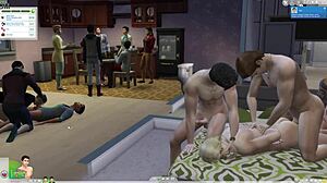 Sims 4 gay domácí party s přáteli