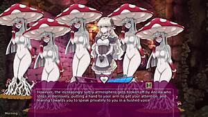 Monster Girl Ancilla Delivers Deepthroat Blowjob and Creampie.