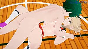 Himiko Toga και Mitsuki Bakugo Cheerleader Έντονο Σεξ με Izuku Midoriya σε My Hero Academia Hentai