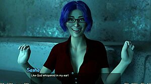 Jeg Er Strandet i Rommet 15 - Date Natt med Het Blåhåret Milf