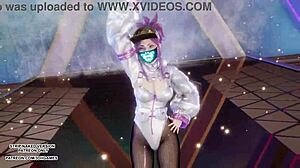 mmd aespa - supernova akali hot kpop dance league of legends uncensored hentai
