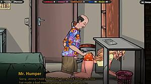 Landlord spritzt auf Jennys geilen Arsch