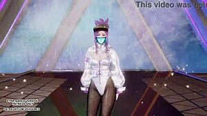 mmd aespa - supernova akali hot kpop dance league of legends uncensored hentai