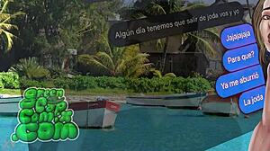 Icardi si vypičí Čínu Suarez na pláži - Animácia