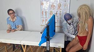 madrasta leva enteada pela primeira vez ao ginecologista