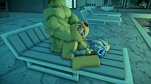 Roblox slut gets fucked rough and hard by bwc