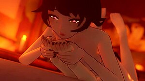 Kali Adora os Pés Nus de Blake?