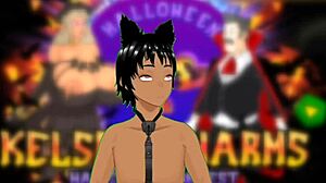 Kelsey Charms Halloween konkurrence: Hvem holder længst i intenst sex på Halloween nat?