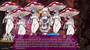 Szörny lány Ancilla mélytorok fújás és krémkitöltés