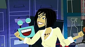 Producând flash de sâni Parker Parker în timpul cântecului