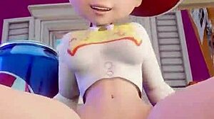 Jessie Teniendo Sexo En El Cuarto De Andy Clothed Versión