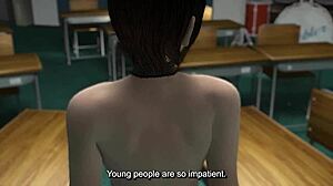 Umemaro 3D lewd busty female teacher in movie edition remastered