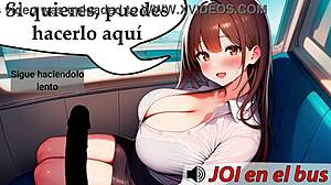 joi hentai fantasy of jerking off on the bus next to a naughty girl with detailed instructions