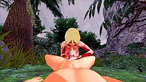 watch me fuck this female titan in pov