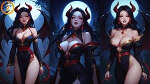 Sukkub trénink hrany JOI výzva epizoda 3 - AI generováno