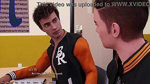 Fel vagyok ajzva helyi sztriptízkocsiban dolgozni flörtölni minden forró meztelen sztriptízzel Being a Dik 66-ban