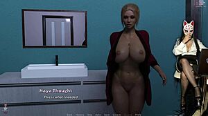 Busty Milf Naya Rides Big Cock In Cowgirl And Doggystyle Positions With Orgasm In Stockings