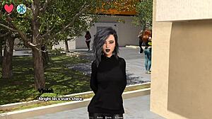 לילה רומנטי עם בחורה גותית מאוניברסיטה באלמווד 23