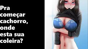 Sam Samsung femdom BDSM JOI cu joacă anală și bondage