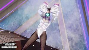 MMD 에스파 수퍼노바 아칼리 핫 케이팝 댄스 무검열 헨타이