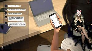 장난꾸러기 라라가 에피소드 26에서 옷 벗기