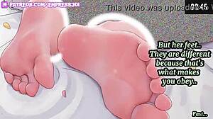 JOI Femdom Výzva Klaniania sa Nôh