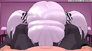 สาวอนิเมะเย่อหยิ่งครองใจด้วยอมควยสุดโดม