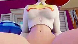 Jessie má sex v Andyho pokoji oblečená verze