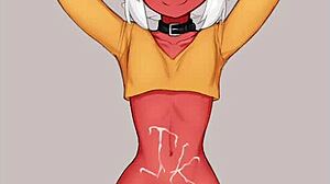 Demon girl compilation featuring red themes