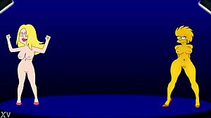 Pamätám si rule 34 lisa simpson tina belcher amy wong tancujú spolu v tej zábavnej animácii