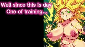 mistress caulifla guides joi with cbt cei edging to ruined orgasm in chastity cage