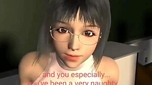 Гратиста учителка Умемаро доминира в хентай