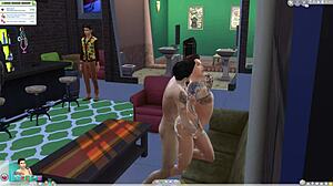 Intense Passion In Sims 4 Public Gay Sex