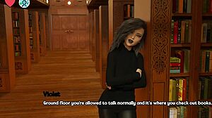 Romantic date night with goth college girl at elmwood university 23