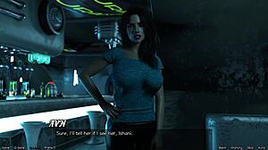 Заседнал в космоса 15 - среща с гореща синя коса милф