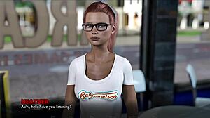 hot busty smoking redhead stepsister loves to undress and smoke in lost love