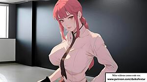 Makima gives anal joi asmr commanding you to get fucked like a dog in spanish voice