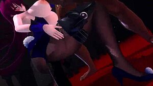 א-אני לא מפסיק לצפות בקומפיל סקס MMD הורמונלי הזה, ציצים ענקיים ומציצות מדי!