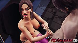 Hey, this milf with big tits licks dick, strokes handjob, deepthroats, and cums in mouth 😈