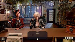 Hun grep barristaens kuk og dominerte ham