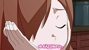 Henchan45 - Kazuma Owes Wiz Big Time - Sub Español