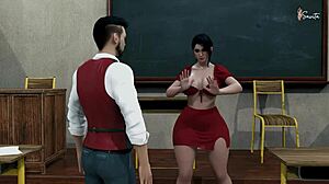 Indian Teacher's First Student Fuck