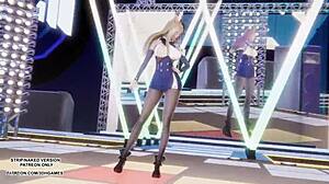 mmd t-ara - so crazy ahri hot kpop dance league of legends uncensored hentai