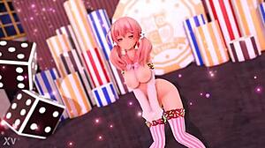 Candy Girl Exercises With Intense Hentai Moves