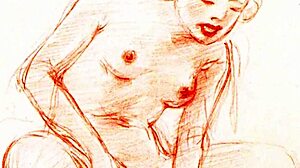 Zbirka retro erotske umetnosti iz starih časov