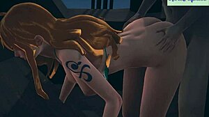 นามิโดนเย็ดผจญภัยบน Thousand Sunny One Piece 3D