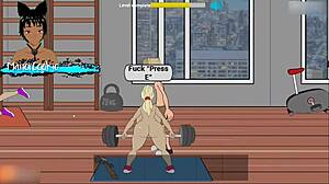 Fuckerman series features intense exercise sessions with sex in the sex gym